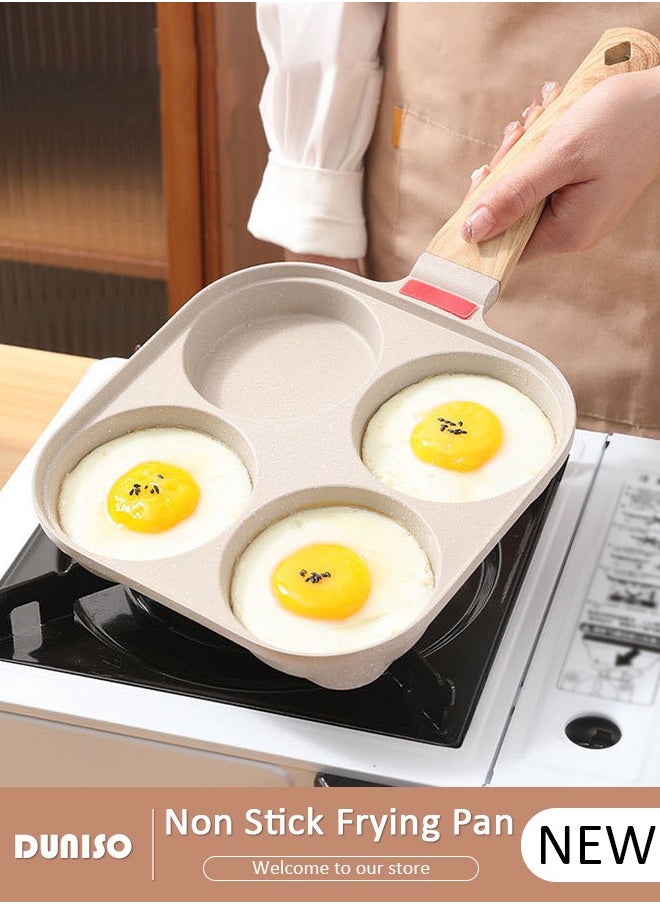 DUNISO Nonstick Egg Frying Pan of 4 Cups, Healthy Breakfast Pan Saucepan Pancake Pan for Gas and Induction Stove Tops Cookware Omelette Pan Cooker Kitchen Tool Indoor Outdoor Camping  - Image 1