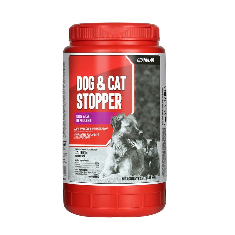 Messina Wildlife WWG001 Dog Cat Stopper Pest Repellant Shaker Jug 25 lb red