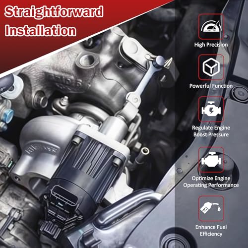 CZTHQP K6T52372 Turbo Wastegate Actuator Compatible with Honda Civic 1.5L 2016-2019，Accord 1.5 2018-2019,Turbocharger Solenoid Valve Compatible with CR-V 1.5 VTEC,Replaces 18900-5AA-A01 49373-07011 - Image 4