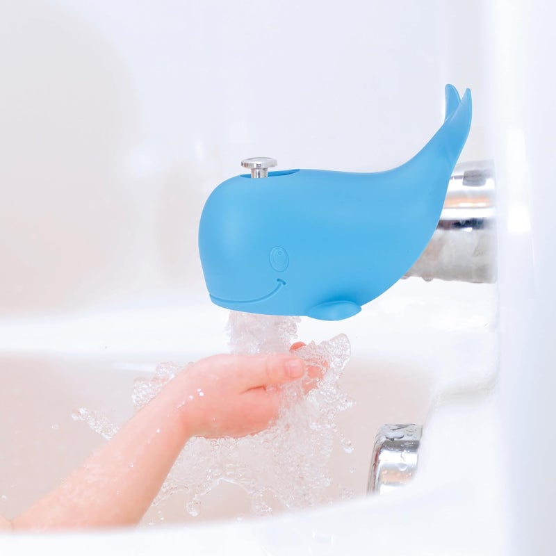 Nuby Bathtub Safety Spout Guard - Compatible with Most Standard Faucets - Bath Toys - Whale - Image 2