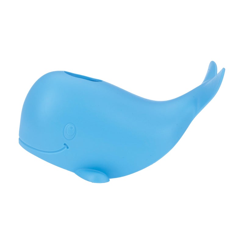 Nuby Bathtub Safety Spout Guard - Compatible with Most Standard Faucets - Bath Toys - Whale - Image 1