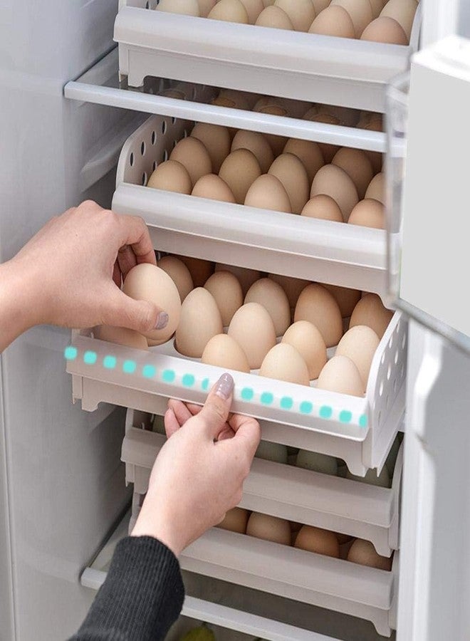 Cpixen Portable 20-Grid Egg Storage Box - Durable Plastic Egg Tray Container for Refrigerator - Fresh Egg Organizer for Kitchen - Stackable & Space-Saving Egg Carrier for Home or Travel - Image 4