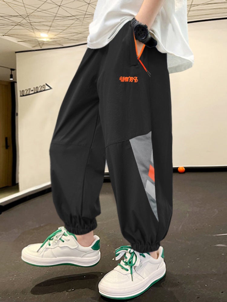 Boys' Pants Summer Thin Quick-Drying Trousers Children'S Ice Silk Anti-Mosquito Pants Large Children'S Casual Pants Trendy - Image 5