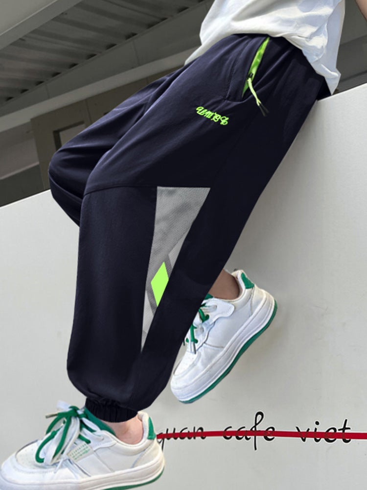 Boys' Pants Summer Thin Quick-Drying Trousers Children'S Ice Silk Anti-Mosquito Pants Large Children'S Casual Pants Trendy - Image 4