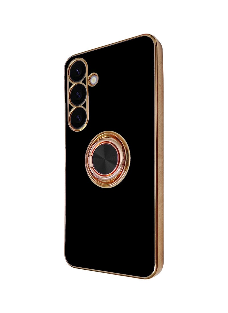 X-level Samsung Galaxy S24+ / S24 Plus 5G Phone Case Cover with Full Body Camera Len Protector Magnetic Ring Release Hand Phone Holder Daily Video Kickstand Back Comfortable Soft TPU Bumper Accessory  - Image 1