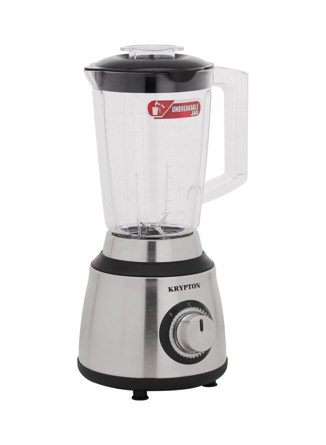 كريبتون خلاط 2 في 1 من الستانلس ستيل 600 W KNB6389 لون فضي - Image 2