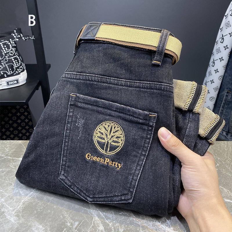 Unisex Casual Daily Denim Jeans - Image 3