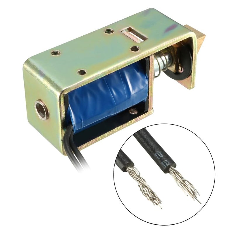 DC6V Push Pull Type Frame Solenoid Electromagnet 10mm Stroke DC 6V 12V 24V - Image 4