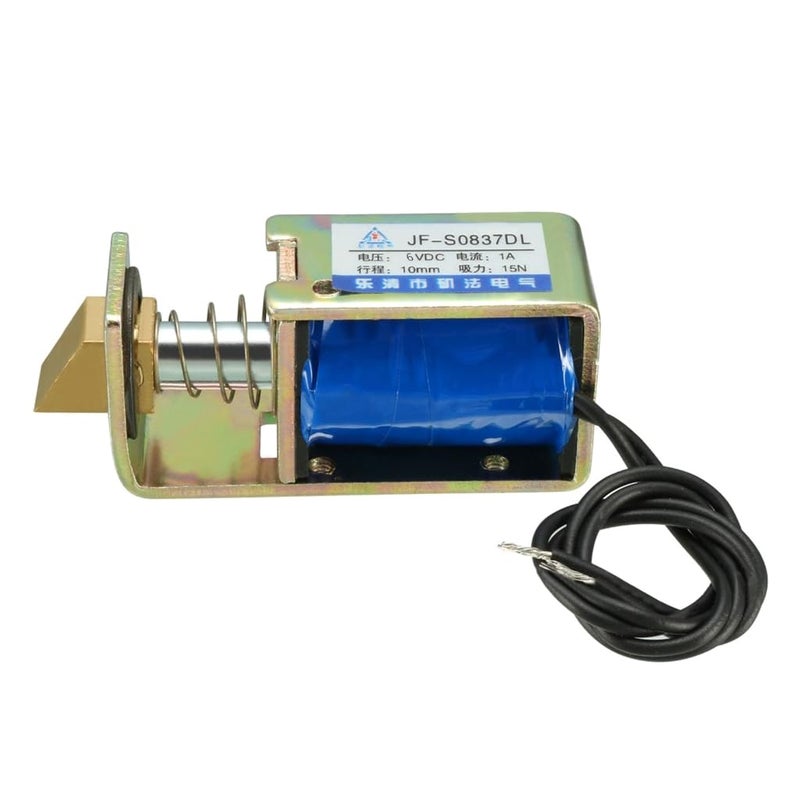 DC6V Push Pull Type Frame Solenoid Electromagnet 10mm Stroke DC 6V 12V 24V - Image 2