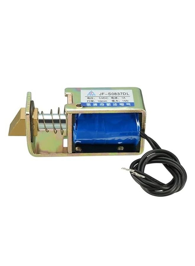 DC6V Push Pull Type Frame Solenoid Electromagnet 10mm Stroke DC 6V 12V 24V - Image 1