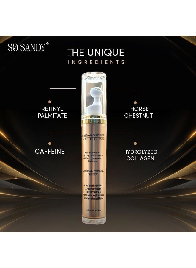 سو ساندي كريم العين Shine & White – 15 جم - Image 4