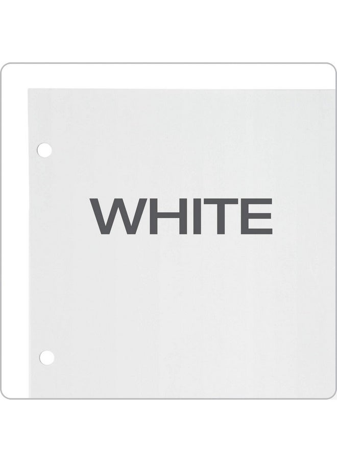 Blank Write On Binder Dividers, 1/5 Cut Tabs, 3 Hole Punch Dividers In 5 Tab Sets, 100 Dividers, 20 Sets, White (89981) - pzsku/Z99E9C68FBDD2FB6A25E3Z/45/_/1735214730/e2d1fb86-5745-4b1b-bb01-adfd9260859c