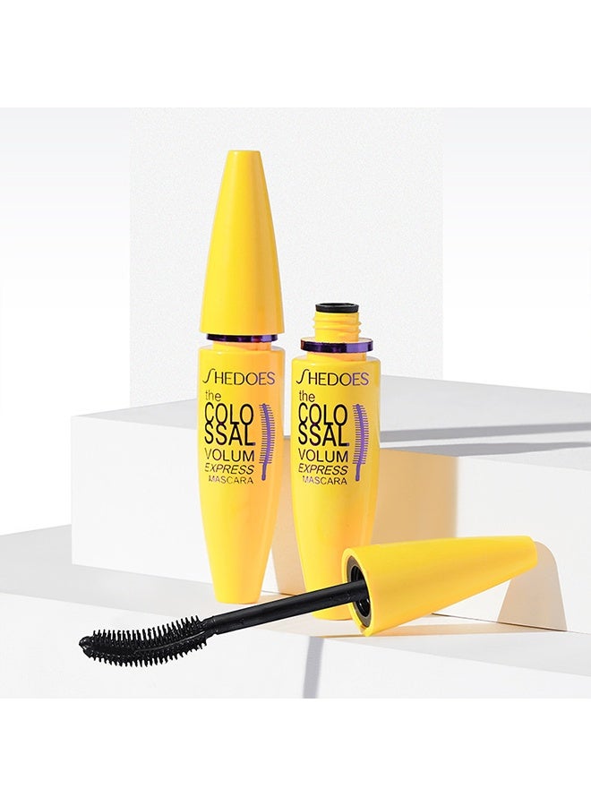 SHEDOES Large Capacity Mascara, Quick Drying, Water-Resistant Sweat-Proof, Easy-to-Remove Mascara Black - 10ML  - Image 2