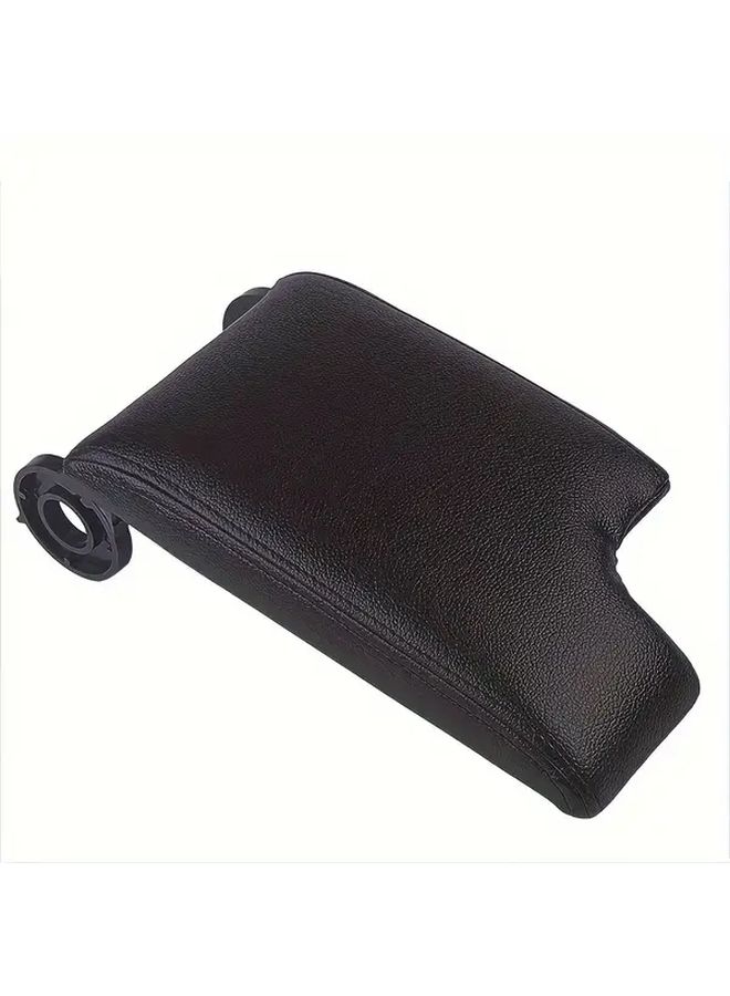 Fiber Leather Driver Side Armrest Cover For BMW E46 1998-2006 Black Center Console - Image 5