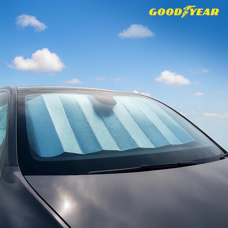 Goodyear Universal Windscreen Folding Foil Sun Shade - 130x60 cm - Image 5