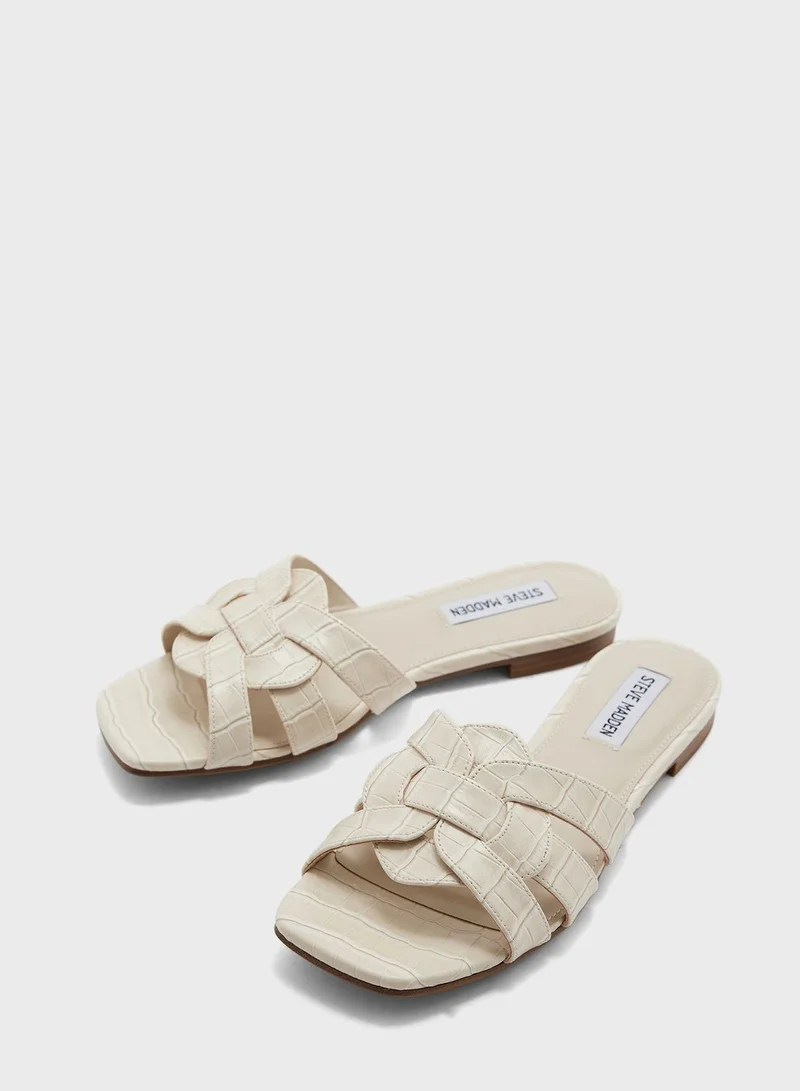 STEVE MADDEN Multi Strap Flat Sandals