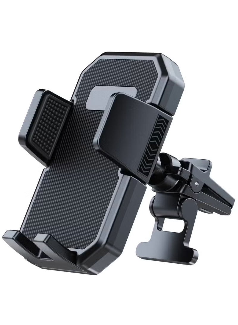 Concretization Car Mobile Phone Holder, Anti-shake Mobile Phone Holder with Silicone Lock Design, Easy to Install, Compatible with All Phones - Image 1