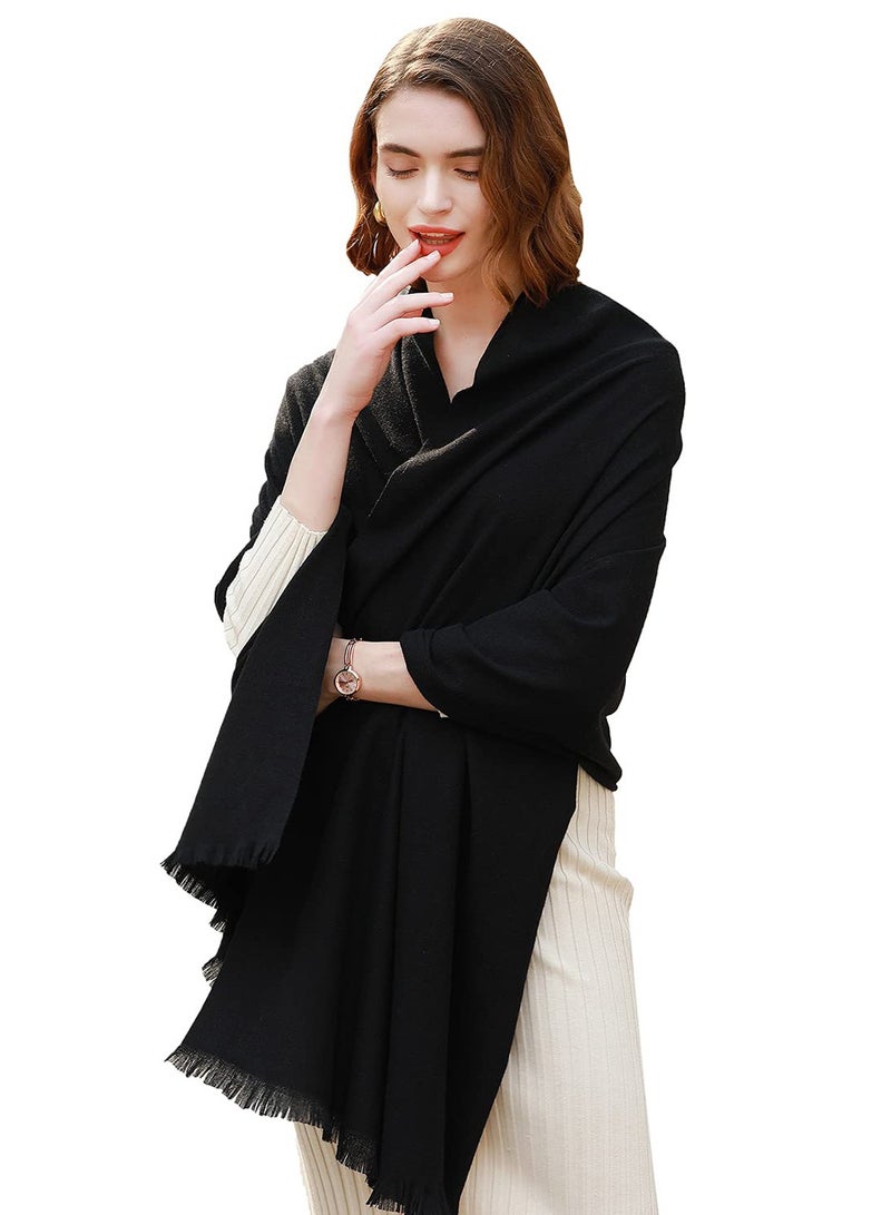 Pashmina Shawl Wraps for Women, Wraps Scarf in Solid Colors, Large Winter Scarves Soft Shawls and Wraps for Evening Dresses - Image 1