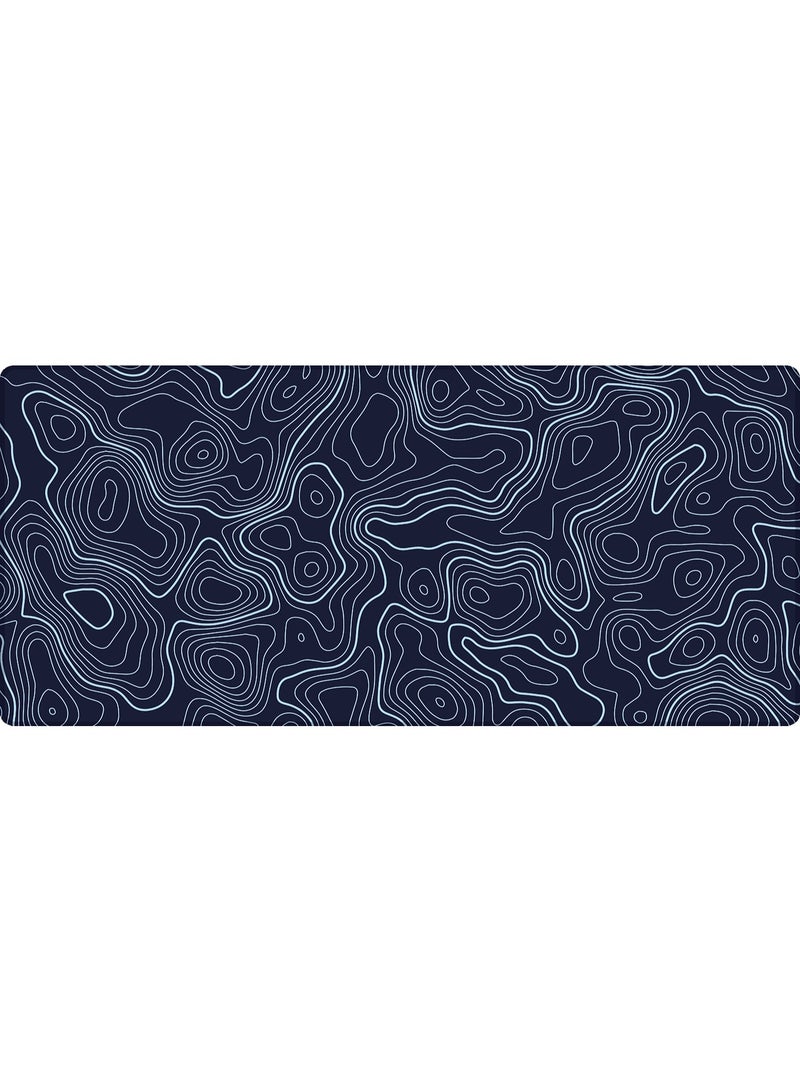 Gaming Laptop Mouse Pad Gaming Mouse Pad Big Desk Pads PC Keyboard Non-Slip 800 * 300 * 3mm Thicker Supper Rubber Table Mat Mouse Pads Edges Design for mouse and keyboard,gaming home and working office - Image 2