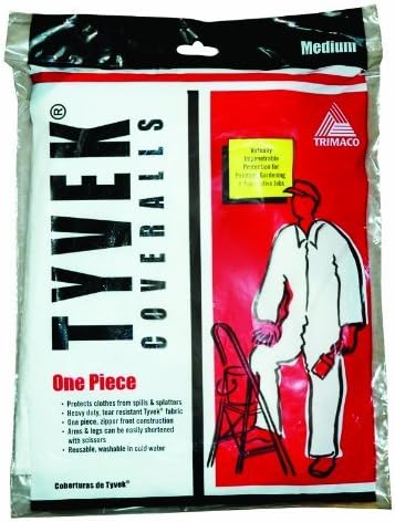 Trimaco Tyvek Tyvek Coveralls White M 1 pk