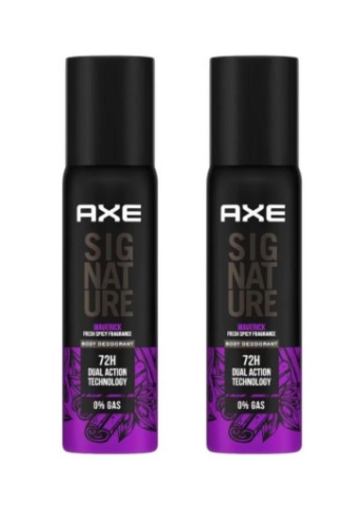 Axe Signature Dew Maverick No Gas Body Deodorant 122ml 2PCS