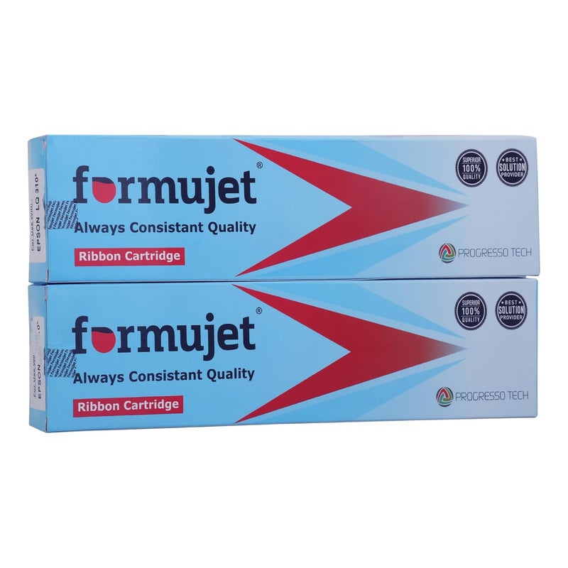 Formujet LX 310 / LQ 310 Compatible Cartridge for USE in EPSON LX 310, LQ 310 DOT Matrix Printers Set of 2 Pcs - Image 4