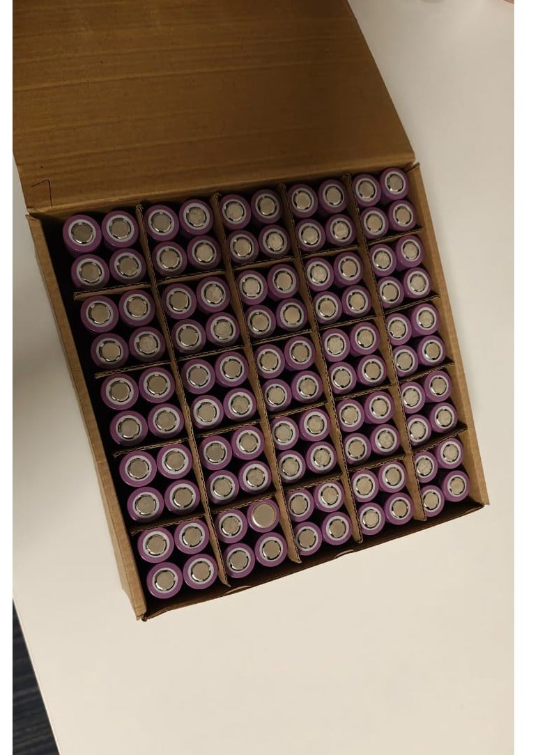 robotgcc 50pack 18650 Flat-Top Li-ion Battery 3.7 V 1200 mAh | Lab-Verified True Capacity | Ideal for Research and Long-Term Engineering Projects (50 Pack) - Image 1