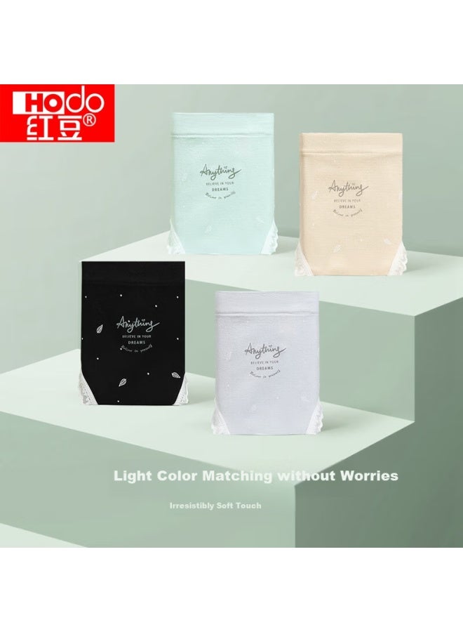 Hodo Women's Underwear, Sweet Lace Trim, High-elasticity, Lightweight, Breathable, Pure Cotton Crotch Panties, 2-pack - Image 4