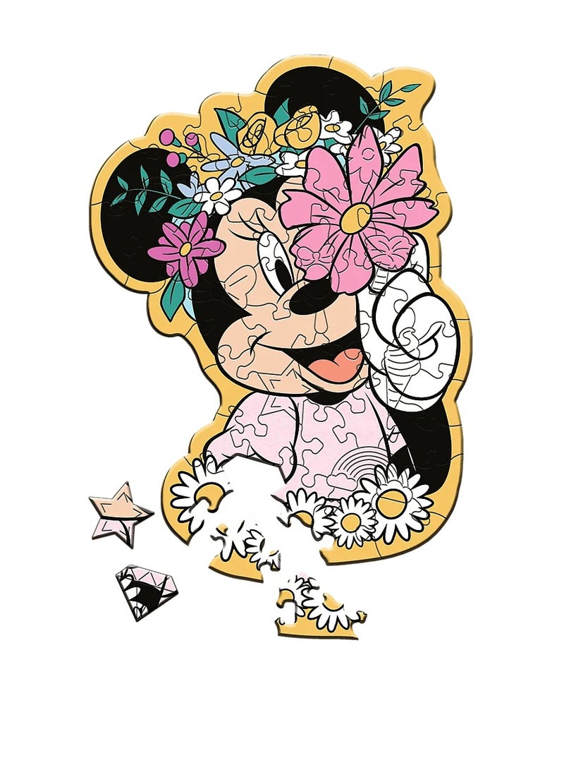 Trefl - Disney wooden Minnie Mouse Puzzle In Minnie's world- 50 Pieces  - 20200 - Image 2