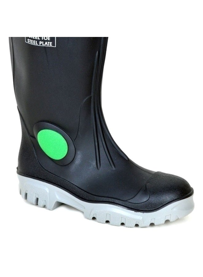 Vaultex DGM S5 PVC Steel Toe Rain Boots - Black/Grey, 41 - Image 2