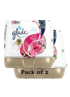 Glade Scented Gel Peony And Cherry Pack of 2 Pink 
