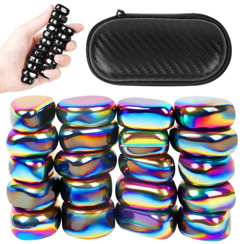 Fidget Magnet Toy for Adults Magnetic Toy for Men 18 PCS Compatible with Ferrite Putty Office Desk Decorations Gift Bulk for Teachers Researchers