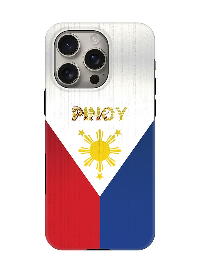 Stylizedd Tough Pro Magnetic Case for iPhone 16 Pro, Dual Layer hybrid PC + TPU Mobile Cover Matte - Pinoy Pride  - Image 1