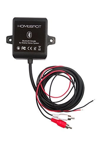 HomeSpot Bluetooth Marine Receiver Adapter Waterproof by HomeSpot Stereo Head Units for Marine Yacht, Boats Vehicles Cars, Motorcycles, ATV, Bath (Built-in with Ground Noise Isolator) - Image 4