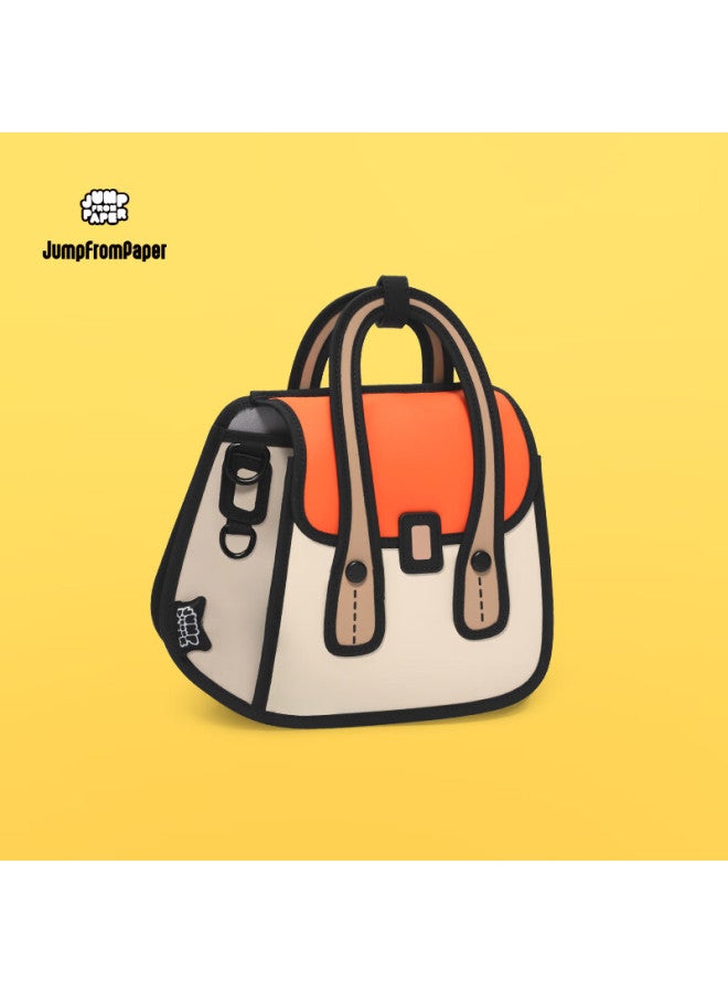 Jumpfrompaper [new Year Gift] Owl Bag Mini Style, Anime Crossbody Shoulder Bag Gift, Caramel Orange - Image 2
