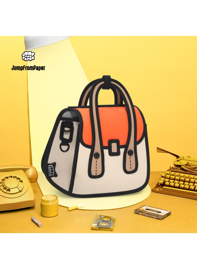 Jumpfrompaper [new Year Gift] Owl Bag Mini Style, Anime Crossbody Shoulder Bag Gift, Caramel Orange - Image 3