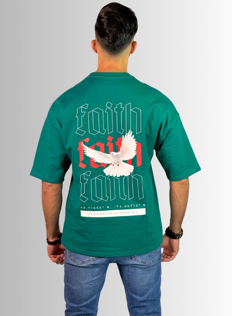 TAG OUT Faith Oversized T Shirt  - Image 1