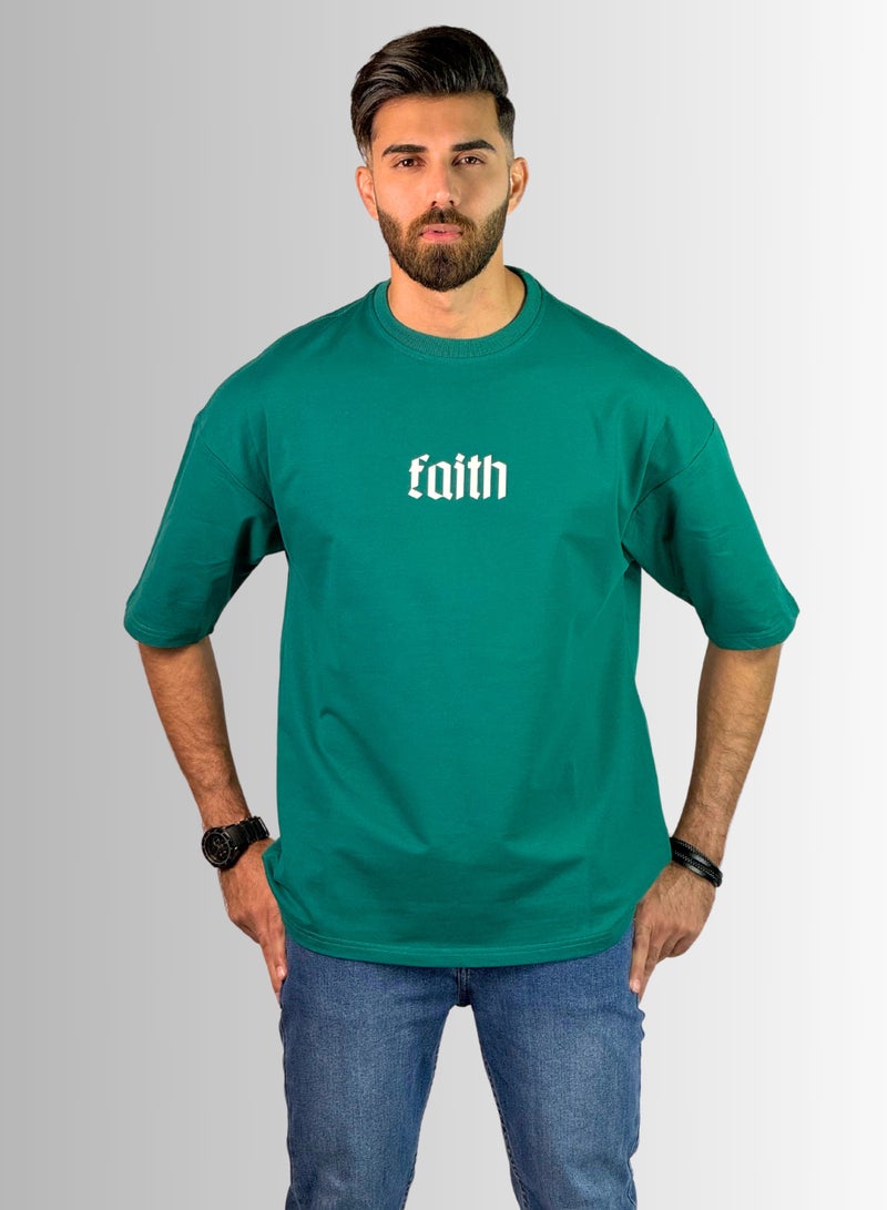 TAG OUT Faith Oversized T Shirt  - Image 2