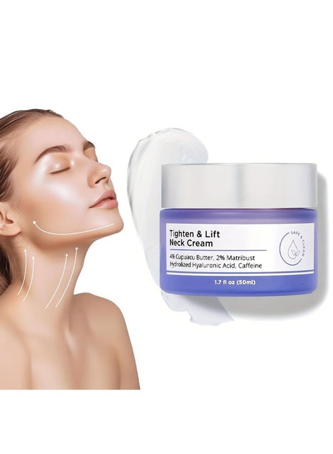MOIKA Neck Firming Cream 50ml, Tightening Lifting Sagging Skin, Tighten And Lift Neck Cream, Tighten & Lift Firming For Crepey Skin (1PCS)  - Image 1
