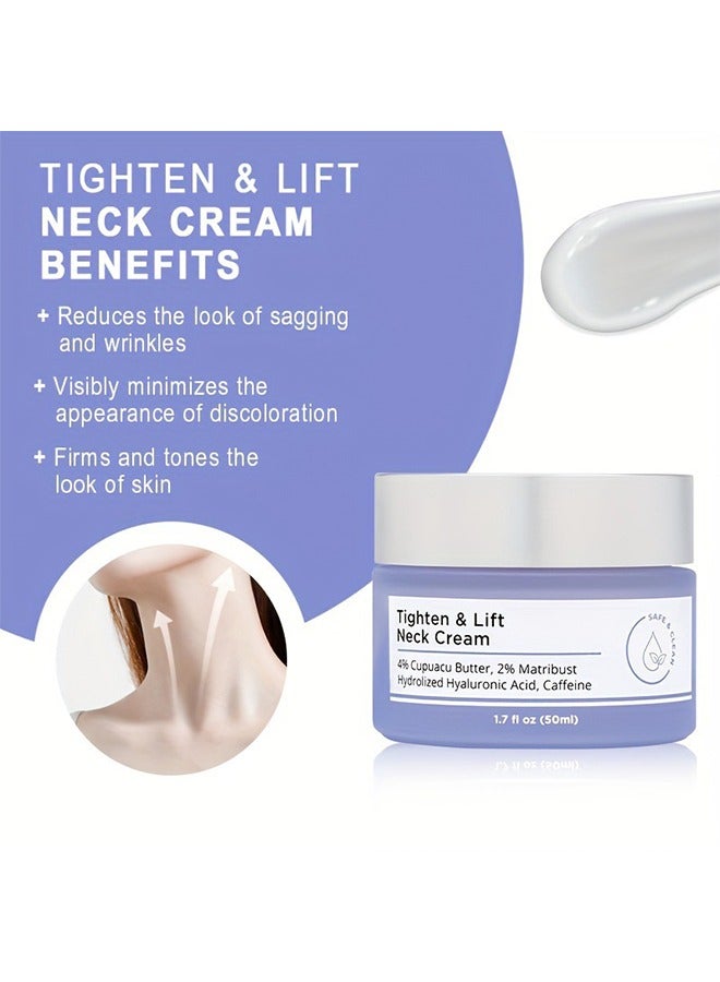 MOIKA Neck Firming Cream 50ml, Tightening Lifting Sagging Skin, Tighten And Lift Neck Cream, Tighten & Lift Firming For Crepey Skin (1PCS)  - Image 2