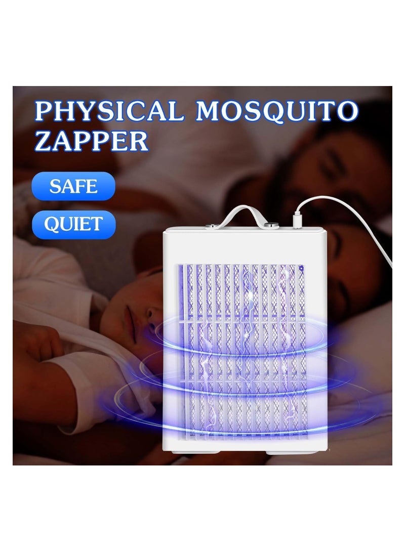 Excefore Electric Bug Zapper Indoor, 3000V Powerful Mosquito Killer USB Powered Mosquito Zapper Lamp, Insect Traps Fly Zapper for Home, Kitchen, Bedroom, Baby Room, Office - Image 3