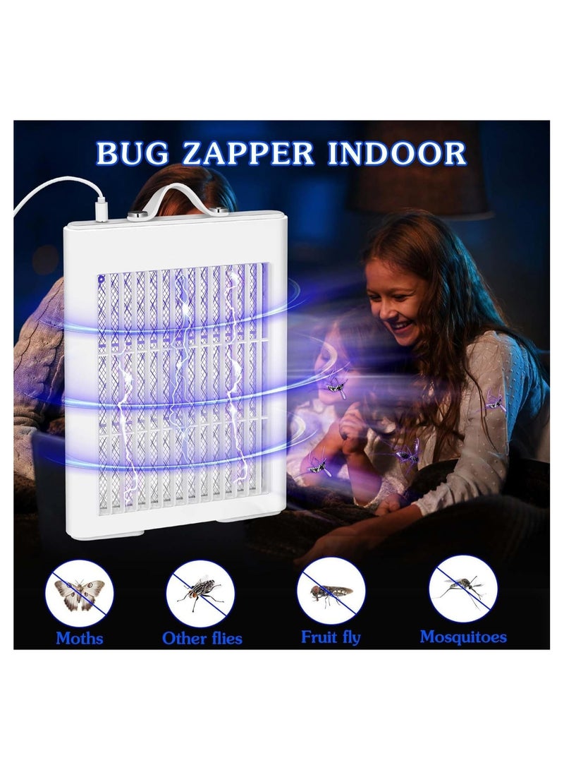 Excefore Electric Bug Zapper Indoor, 3000V Powerful Mosquito Killer USB Powered Mosquito Zapper Lamp, Insect Traps Fly Zapper for Home, Kitchen, Bedroom, Baby Room, Office - Image 2