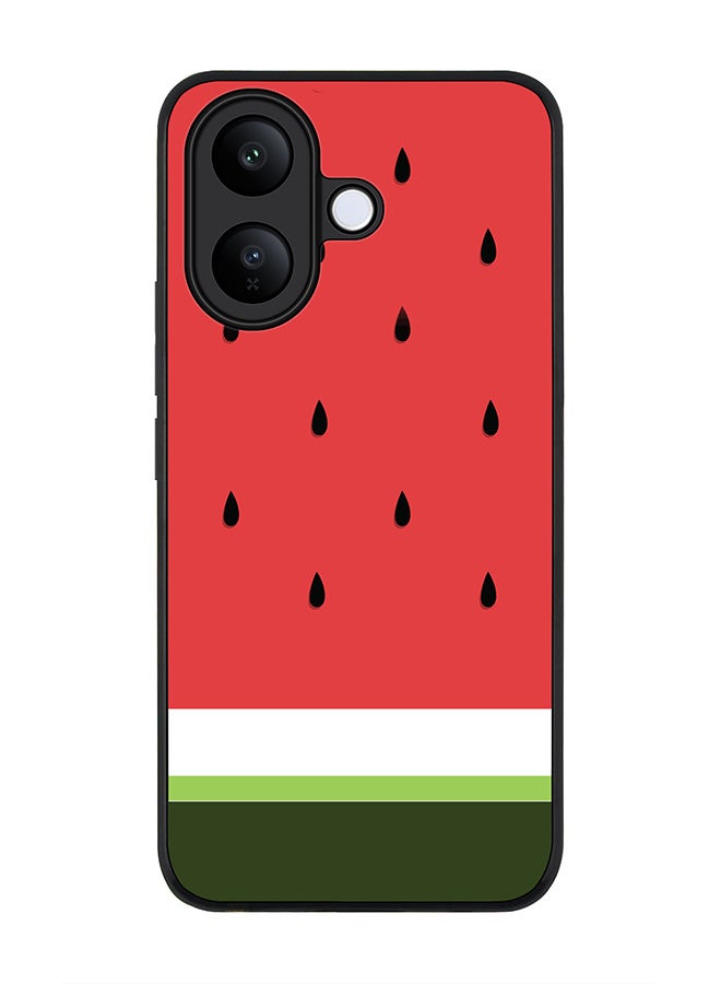 For vivo V60 Lite 5G / V60 Lite 4G Case,Slim fit Camera Protection, Shockproof Thin Phone cover  - Minimal Watermelon