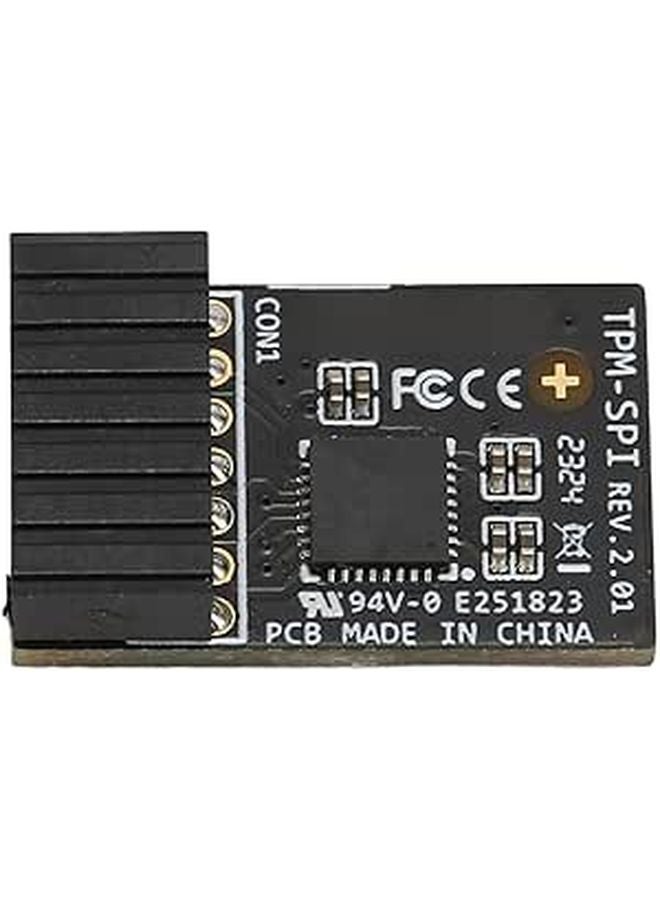 SLB 9670 SPI TPM 2.0 وحدة أمنية رقاقة تشفير سوداء ملحق لوحة الأم - Image 1