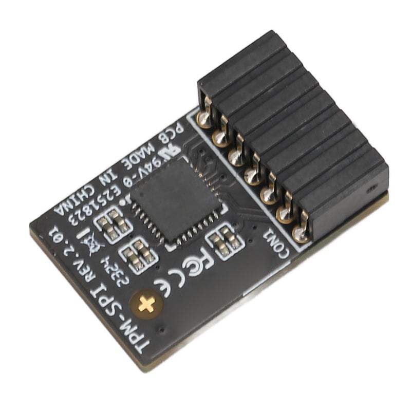 SLB 9670 SPI TPM 2.0 وحدة أمنية رقاقة تشفير سوداء ملحق لوحة الأم - Image 4
