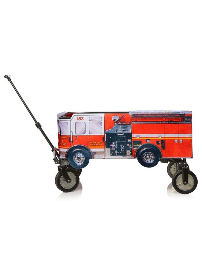 Seeing Red Fire Truck Wagon Cover Multi - Image 1