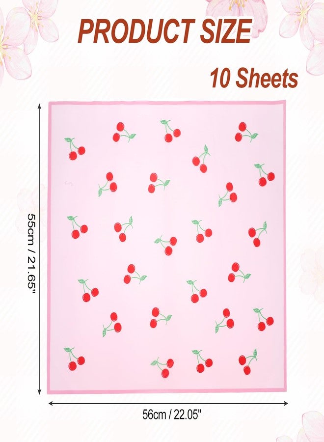 MECCANIXITY Flower Wrapping Paper, 22 Inch Light Pink Cherry Korean Flower Paper, Waterproof Floral Bouquet Wrap for DIY Crafts Florist Supplies Wedding Birthday Gift, 10 Sheets - Image 2