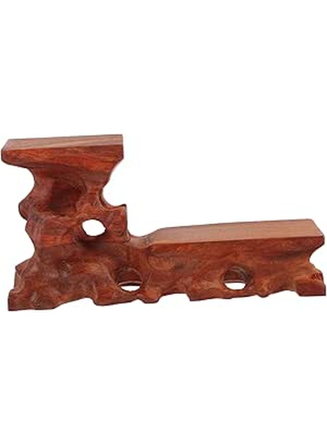 Handcrafted Rosewood Display Base for Statues Vases Antiques and Home Decor - Image 1