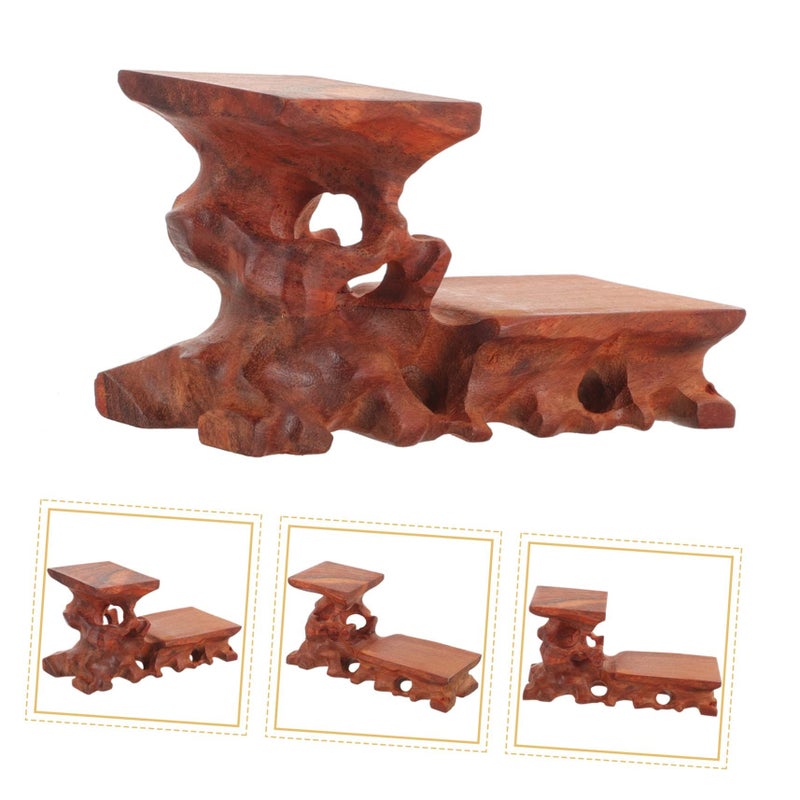 Handcrafted Rosewood Display Base for Statues Vases Antiques and Home Decor - Image 3