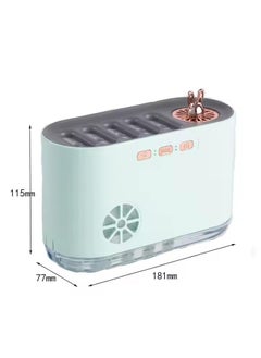 QAWACHH Qawachh Dynamic Sound Pickup Aromatherapy Humidifier Essential Oil Mute Fog Volume USB Aroma Diffusers for Office Home  - Image 3